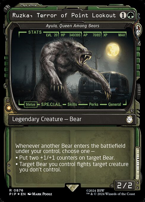 PIP: Ruzka, Terror of Point Lookout - Ayula, Queen Among Bears (Showcase) (Surge Foil)