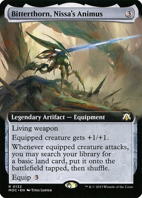 MOC: Bitterthorn, Nissa's Animus (Extended Art)