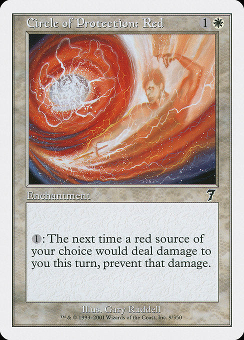 7ED: Circle of Protection: Red