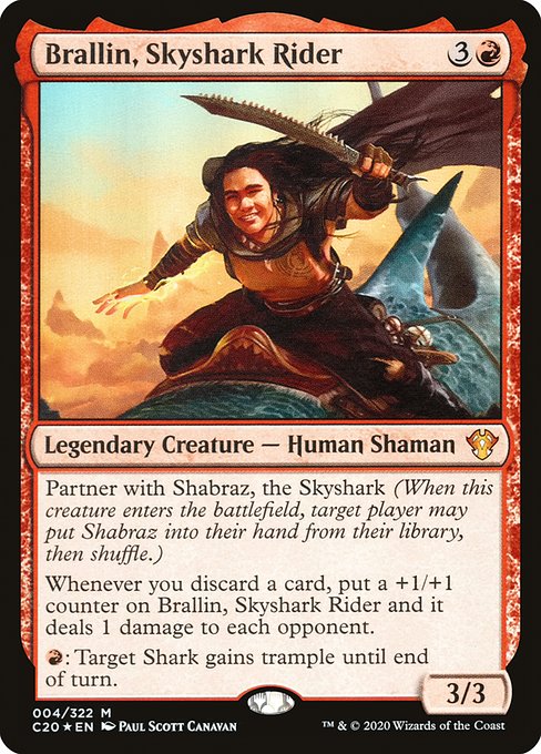 C20: Brallin, Skyshark Rider (Foil)