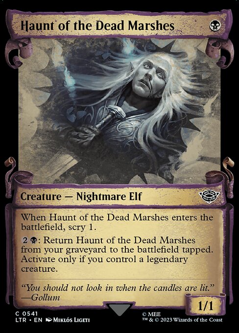 LTR: Haunt of the Dead Marshes (Showcase Scrolls) (Foil)