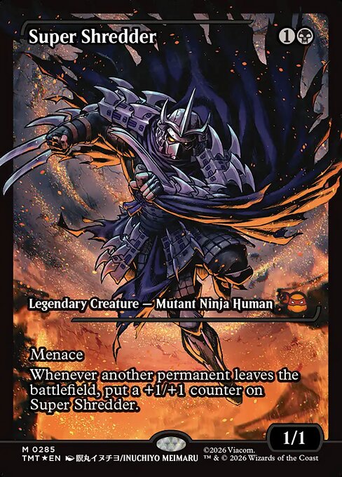 TMT: Super Shredder (Showcase) (Foil)