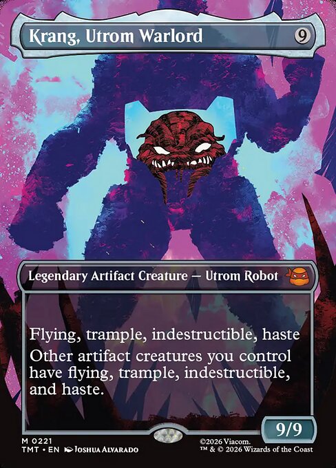TMT: Krang, Utrom Warlord (Borderless) (Foil)