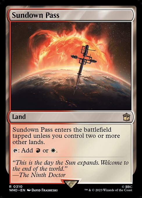 WHO: Sundown Pass