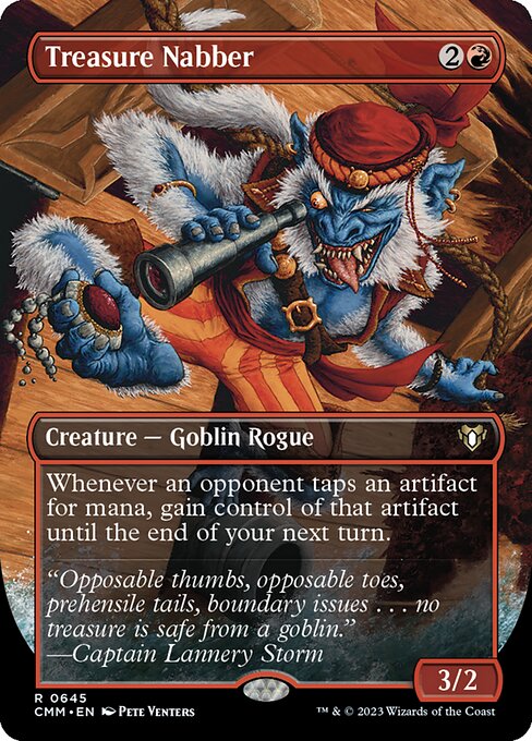 CMM: Treasure Nabber (Borderless) (Foil)