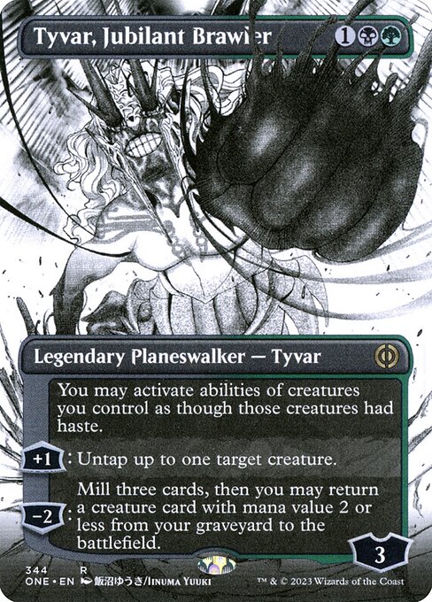 ONE: Tyvar, Jubilant Brawler (Borderless) (Foil)