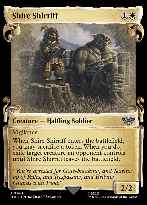 LTR: Shire Shirriff (Showcase Scrolls)