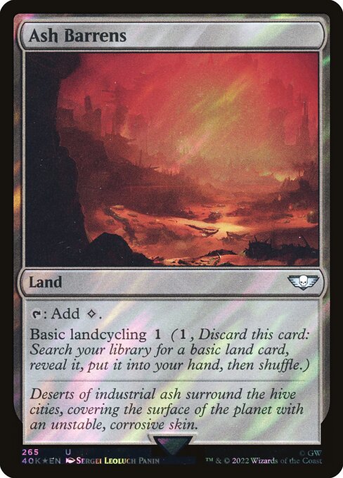 40K: Ash Barrens (Surge Foil)