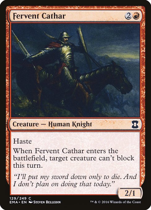 EMA: Fervent Cathar (Foil)