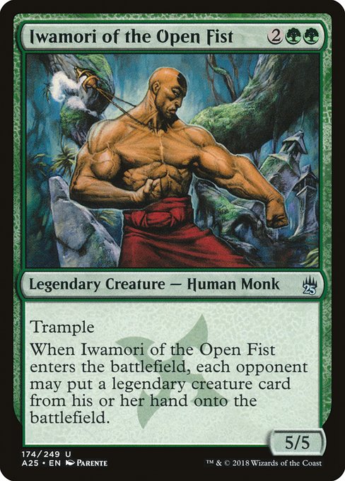 A25: Iwamori of the Open Fist (Foil)