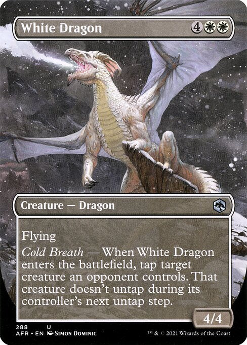 AFR: White Dragon (Borderless)