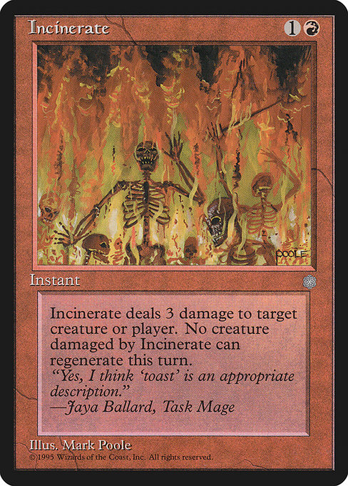 ICE: Incinerate