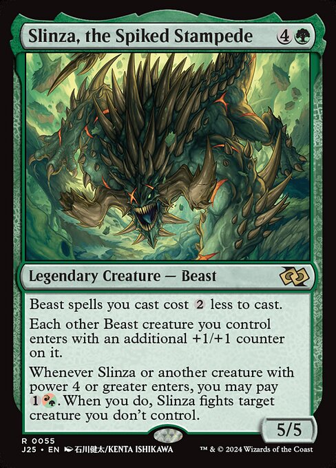 J25: Slinza, the Spiked Stampede (Anime) (Foil)