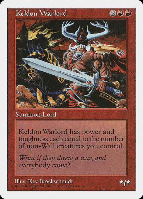 5ED: Keldon Warlord