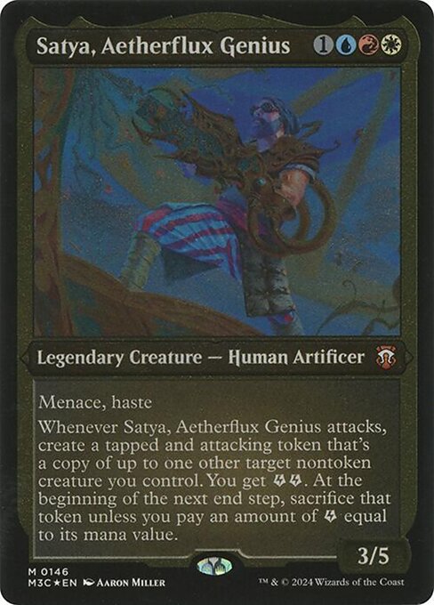 M3C: Satya, Aetherflux Genius (Display Commander) - Thick Stock