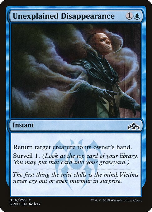 GRN: Unexplained Disappearance (Foil)