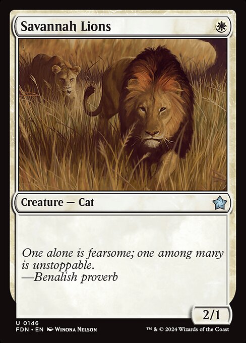 FDN: Savannah Lions (Foil)