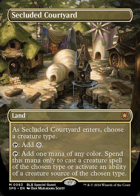 SPG: Secluded Courtyard (Borderless) (Foil)