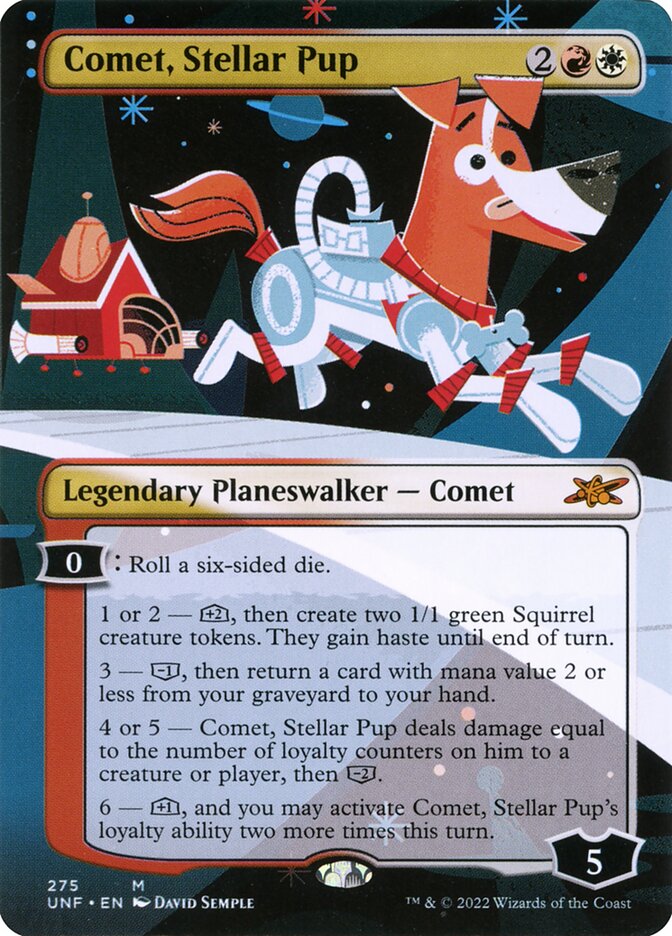 Comet, Stellar Pup (Borderless) [Foil] :: UNF