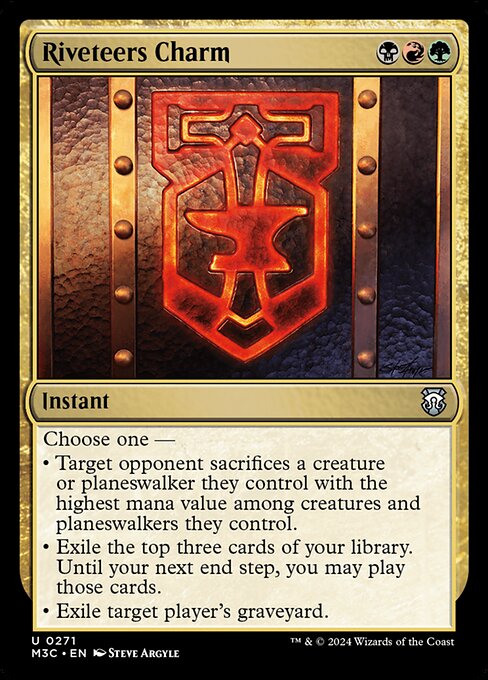 M3C: Riveteers Charm (Foil)