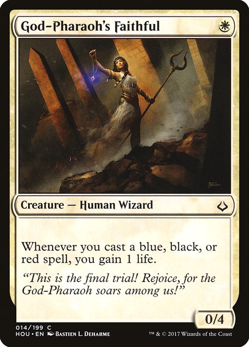 HOU: God-Pharaoh's Faithful (Foil)