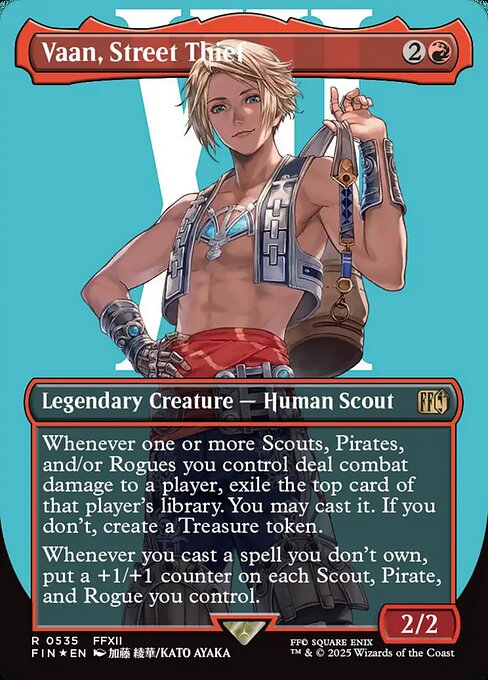 FIN: Vaan, Street Thief (Borderless) (Surge Foil)