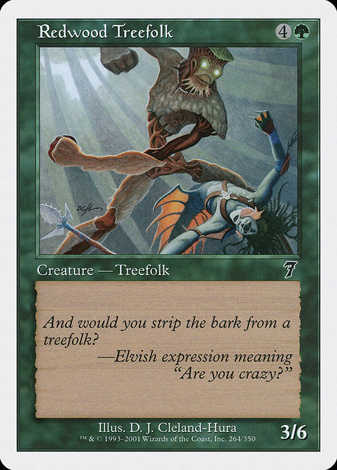 7ED: Redwood Treefolk