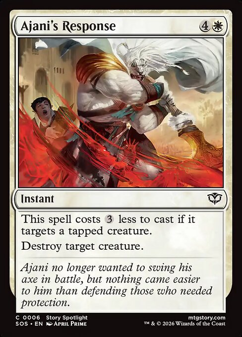 SOS: Ajani's Response