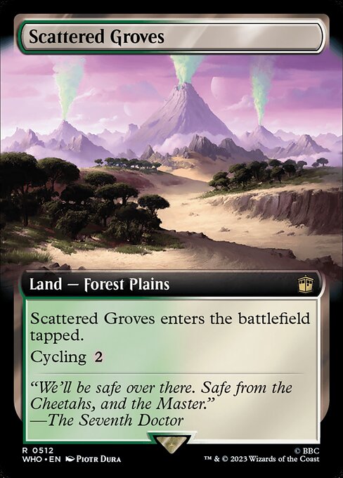 WHO: Scattered Groves (Extended Art) (Foil)
