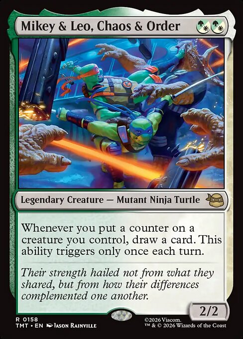 TMT: Mikey & Leo, Chaos & Order (Foil)
