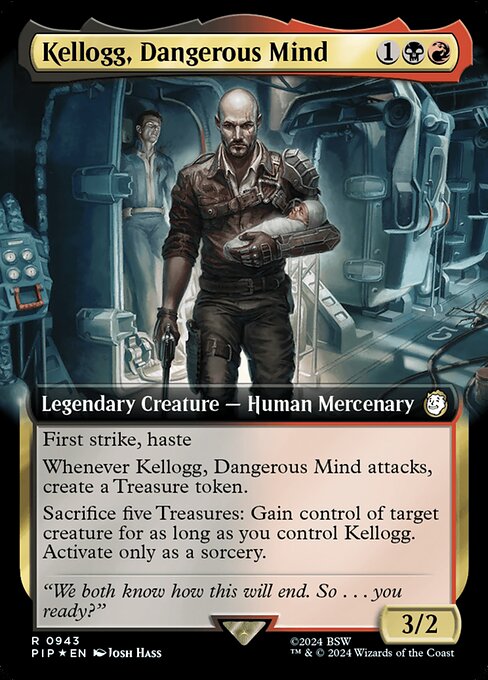 PIP: Kellogg, Dangerous Mind (Extended Art) (Surge Foil)