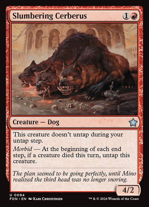 FDN: Slumbering Cerberus (Foil)