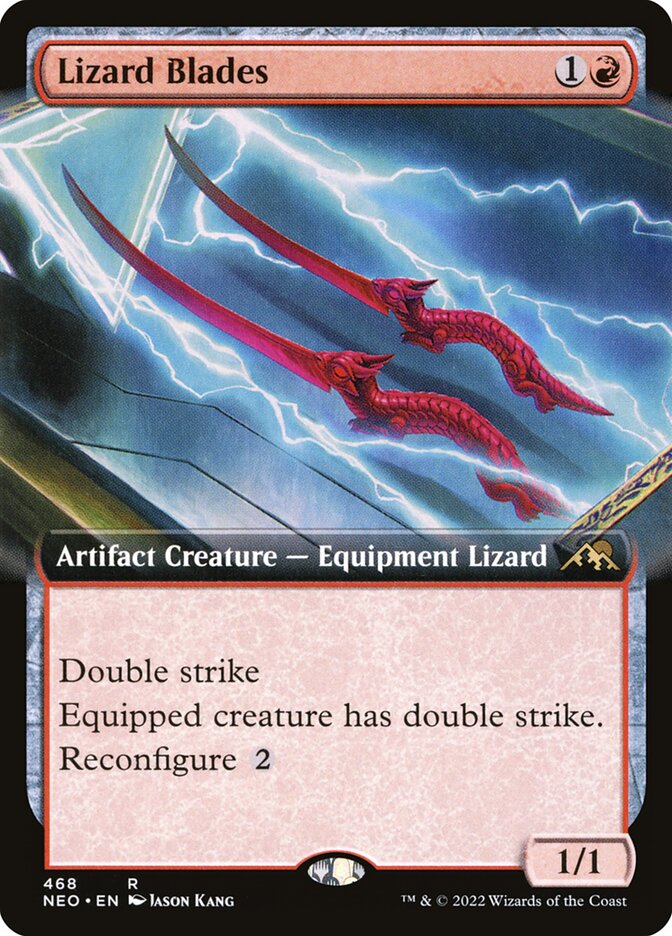 Lizard Blades (Extended Art) [Foil] :: NEO