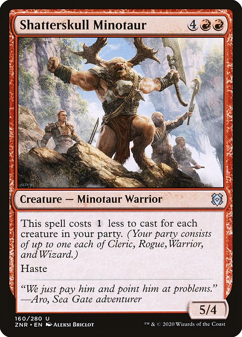 ZNR: Shatterskull Minotaur (Foil)