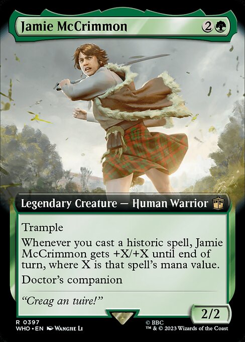 WHO: Jamie McCrimmon (Extended Art) (Foil)