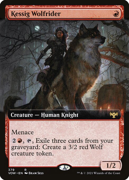 VOW: Kessig Wolfrider (Extended Art) (Foil)