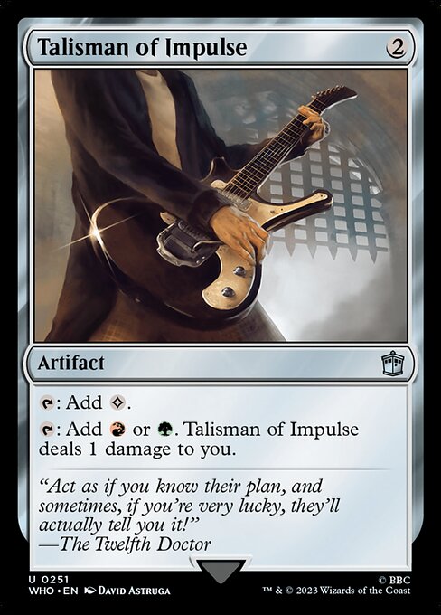 WHO: Talisman of Impulse
