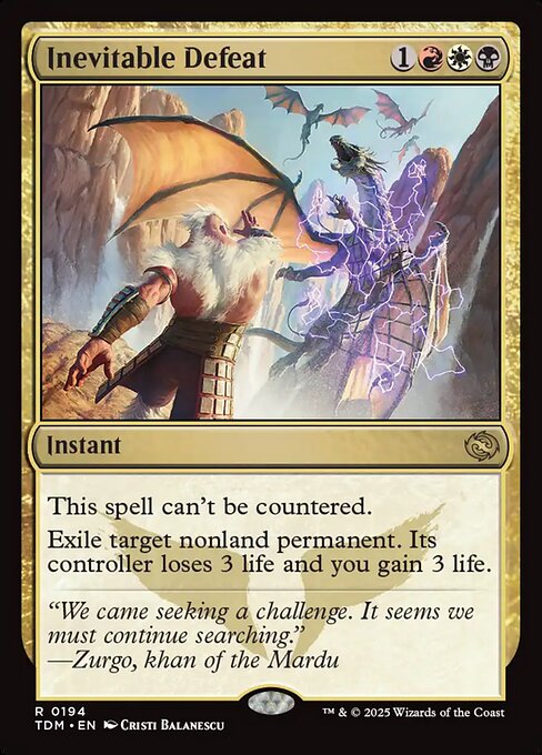 TDM: Inevitable Defeat (Foil)