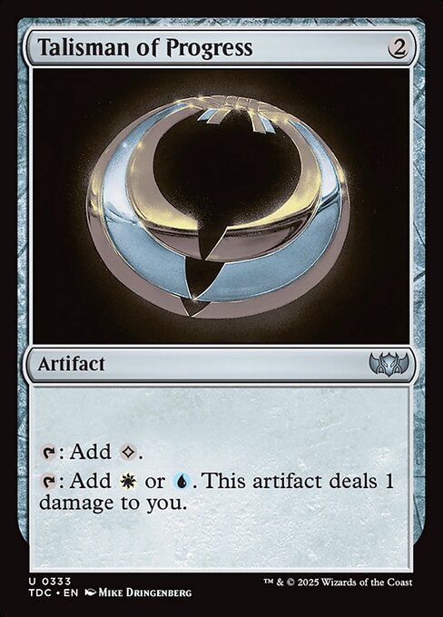 TDC: Talisman of Progress