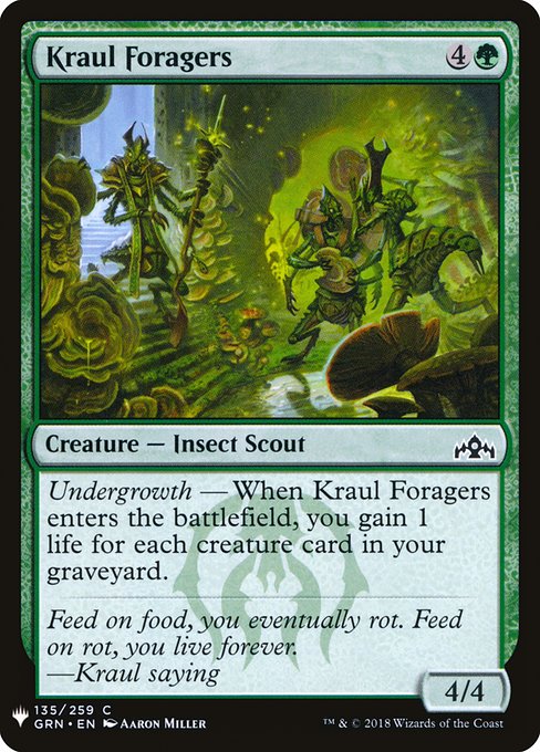 PLST: Kraul Foragers