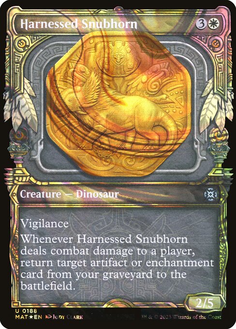 MAT: Harnessed Snubhorn (Halo Foil)