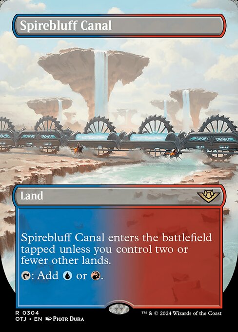 OTJ: Spirebluff Canal (Borderless) (Foil)