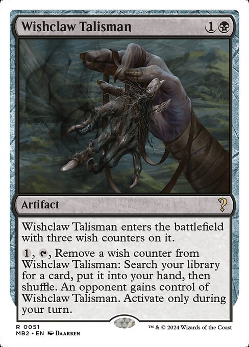 MB2: Wishclaw Talisman (White Border)