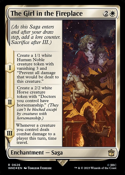 WHO: The Girl in the Fireplace (Surge Foil)