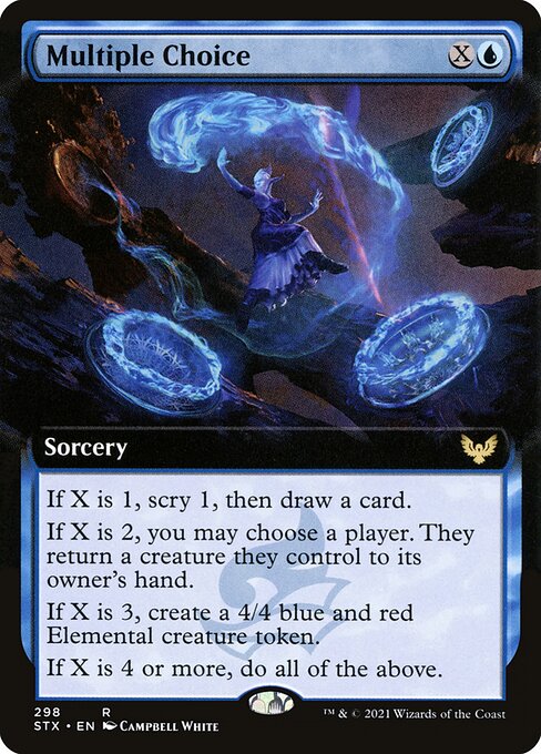 STX: Multiple Choice (Extended Art)