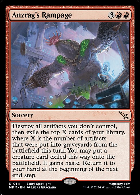 MKM: Anzrag's Rampage (Foil)