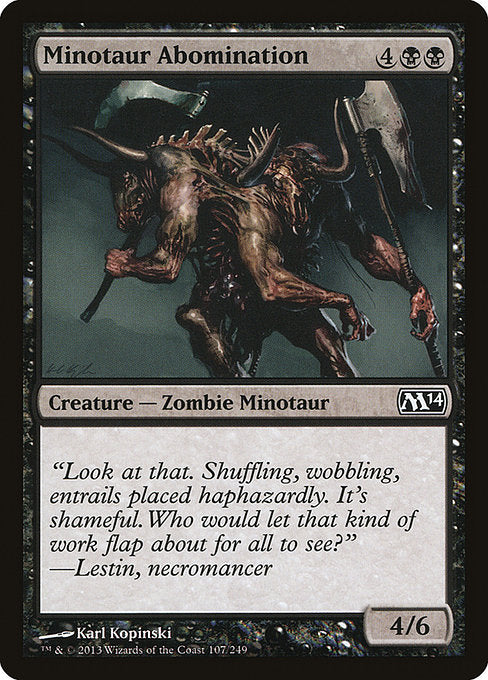 M14: Minotaur Abomination (Foil)