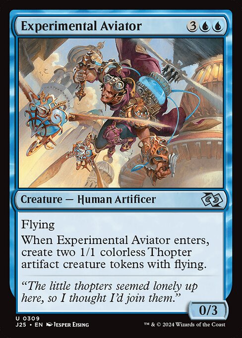 J25: Experimental Aviator