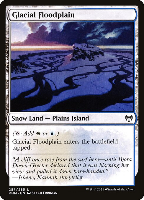 KHM: Glacial Floodplain (Foil)
