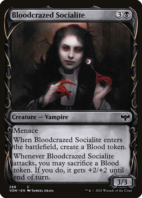 VOW: Bloodcrazed Socialite (Showcase) (Foil)